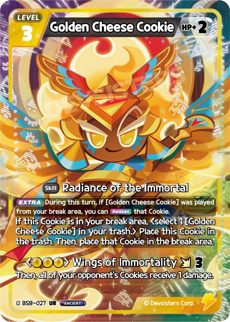 Image for Golden Cheese Cookie (027) (BS8-027) [A Game of Truth and Deceit] - CookieRun: Braverse TCG