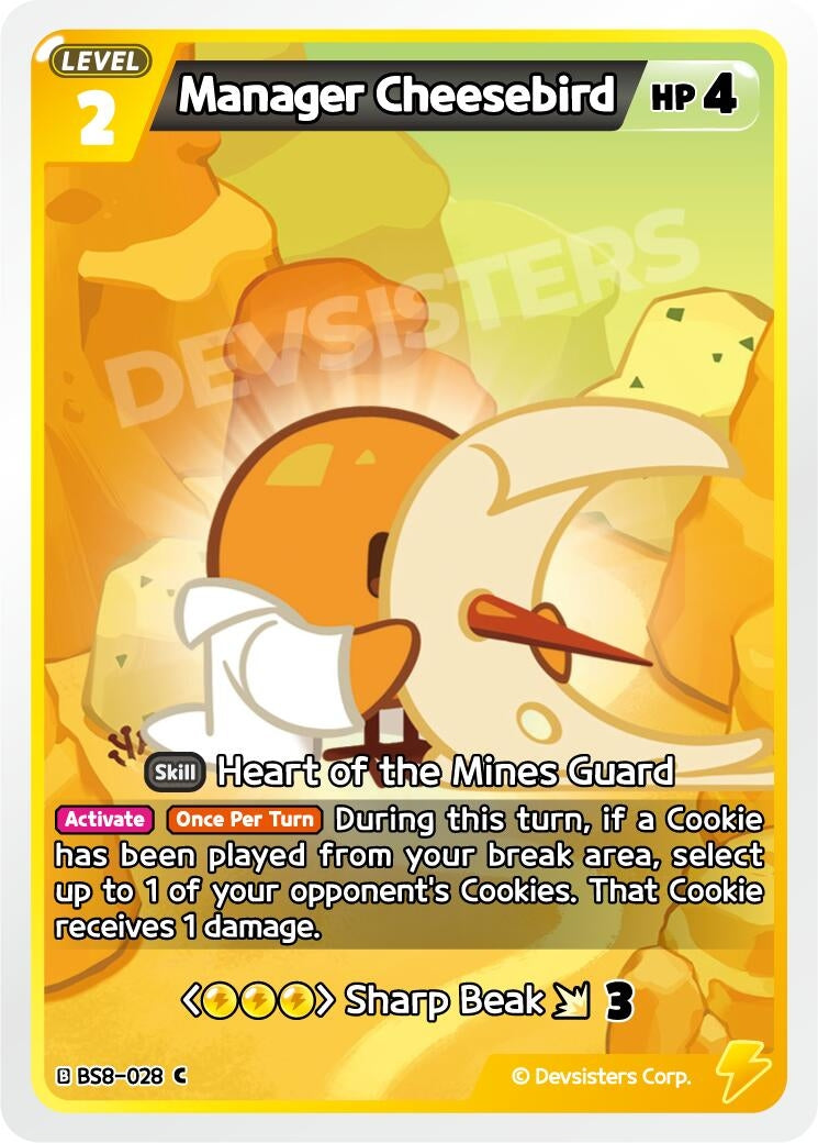 Image for Manager Cheesebird (BS8-028) [A Game of Truth and Deceit] - CookieRun: Braverse TCG