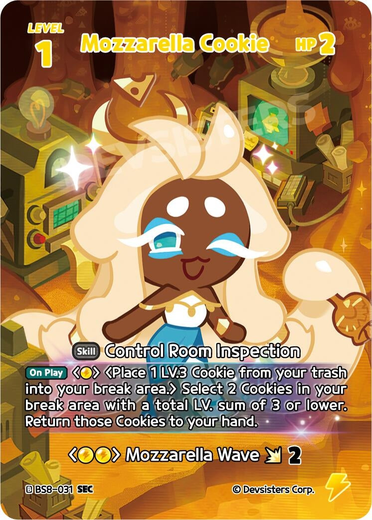 Image for Mozzarella Cookie (SEC) (BS8-031) [A Game of Truth and Deceit] - CookieRun: Braverse TCG