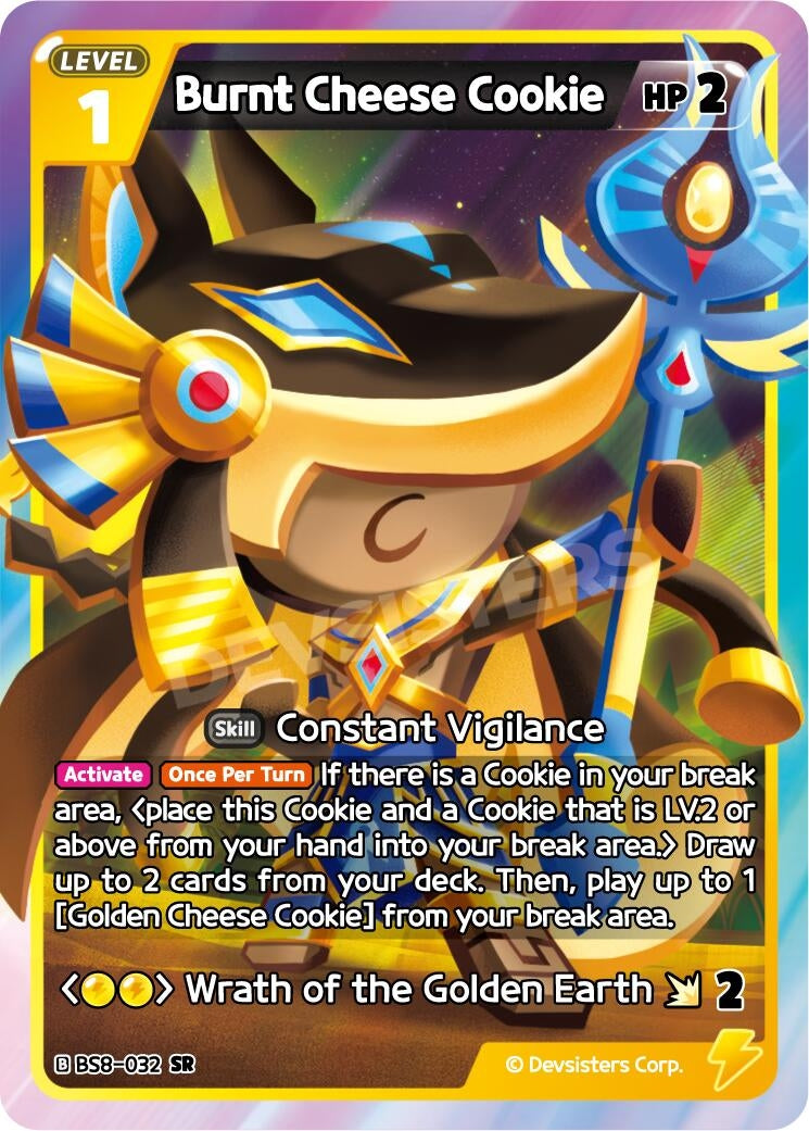 Image for Burnt Cheese Cookie (BS8-032) [A Game of Truth and Deceit] - CookieRun: Braverse TCG