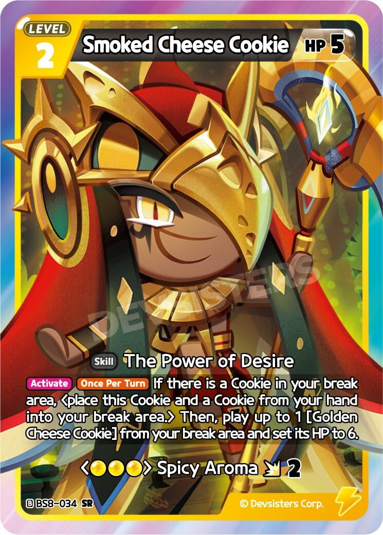 Image for Smoked Cheese Cookie (BS8-034) [A Game of Truth and Deceit] - CookieRun: Braverse TCG