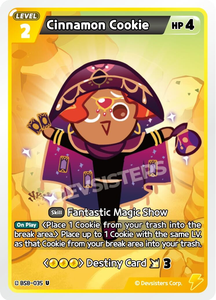 Image for Cinnamon Cookie (035) (BS8-035) [A Game of Truth and Deceit] - CookieRun: Braverse TCG