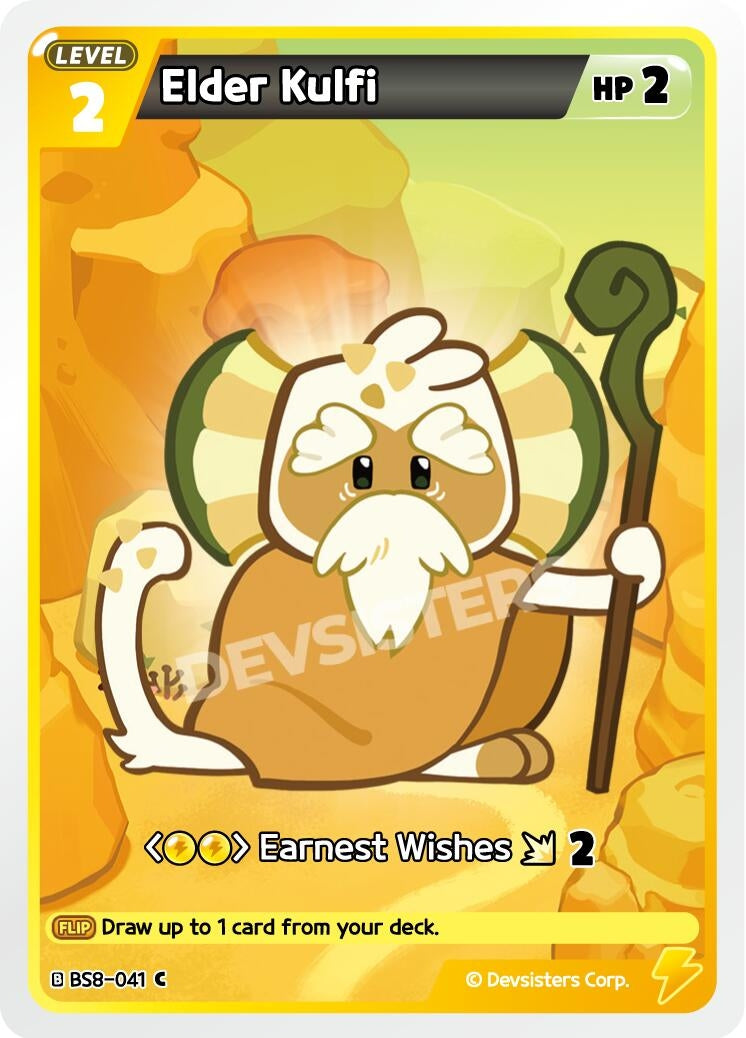 Image for Elder Kulfi (BS8-041) [A Game of Truth and Deceit] - CookieRun: Braverse TCG