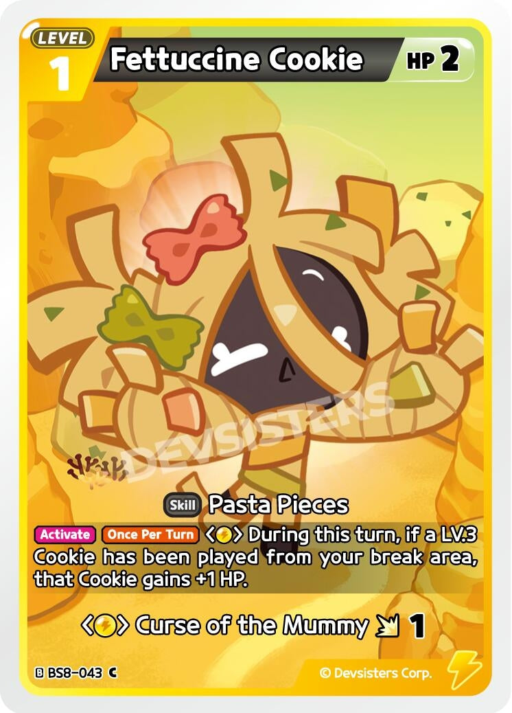 Image for Fettuccine Cookie (BS8-043) [A Game of Truth and Deceit] - CookieRun: Braverse TCG