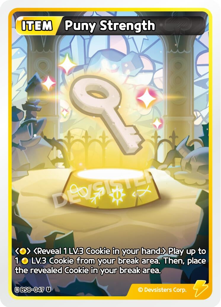 Image for Puny Strength (BS8-047) [A Game of Truth and Deceit] - CookieRun: Braverse TCG