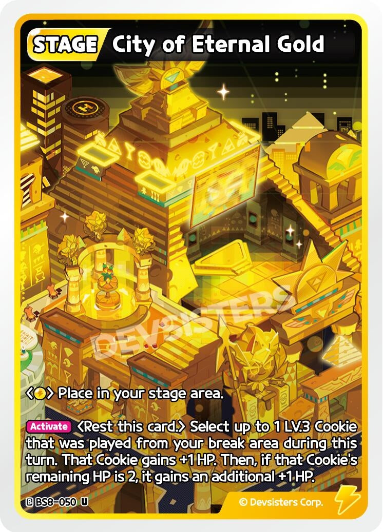 Image for City of Eternal Gold (BS8-050) [A Game of Truth and Deceit] - CookieRun: Braverse TCG