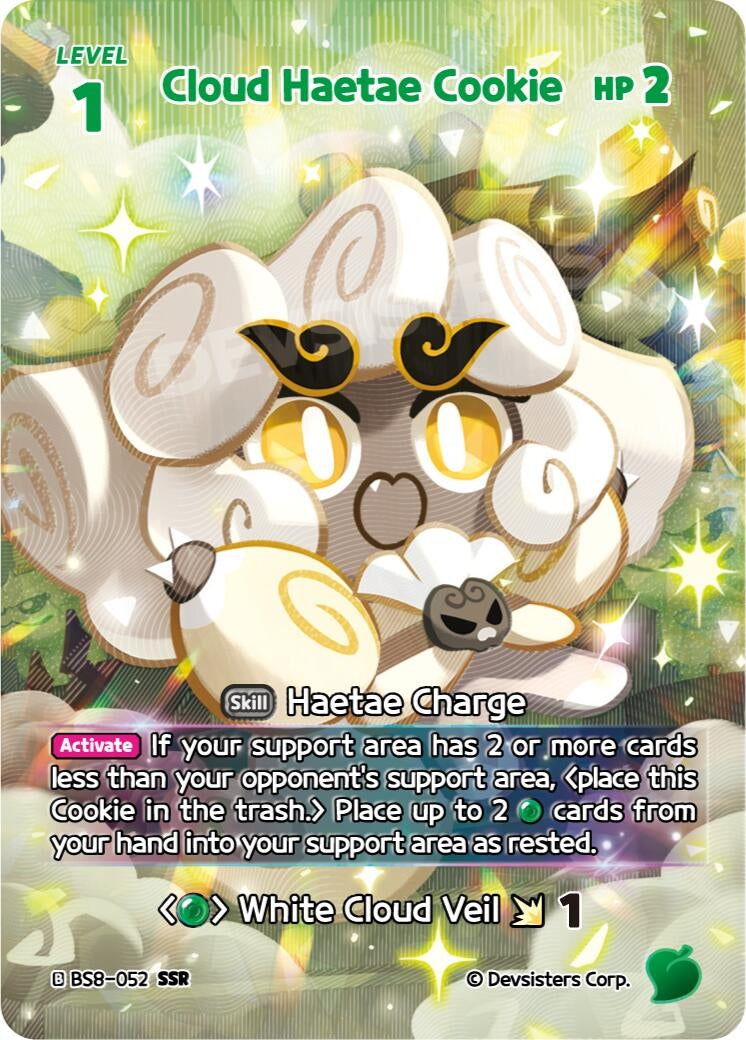 Image for Cloud Haetae Cookie (SSR) (BS8-052) [A Game of Truth and Deceit] - CookieRun: Braverse TCG