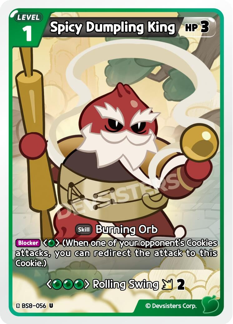 Image for Spicy Dumpling King (BS8-056) [A Game of Truth and Deceit] - CookieRun: Braverse TCG