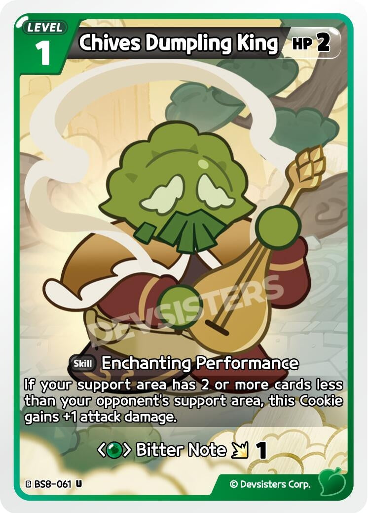 Image for Chives Dumpling King (BS8-061) [A Game of Truth and Deceit] - CookieRun: Braverse TCG