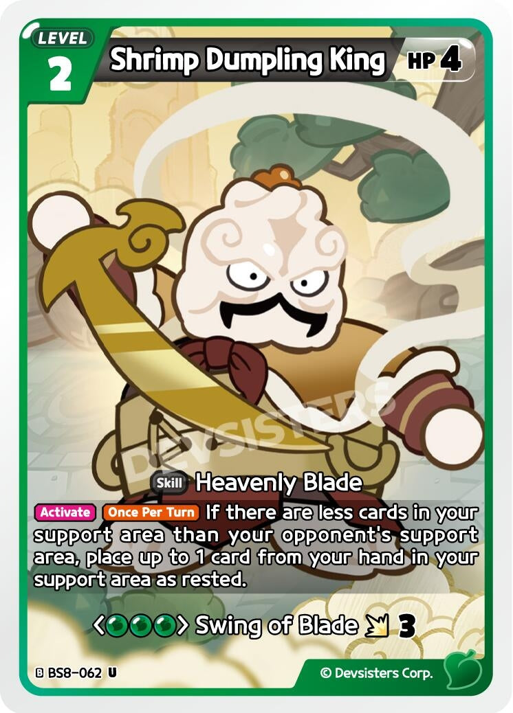 Image for Shrimp Dumpling King (BS8-062) [A Game of Truth and Deceit] - CookieRun: Braverse TCG