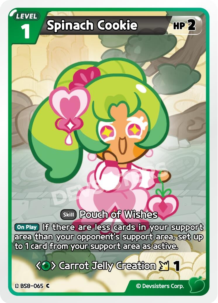 Image for Spinach Cookie (BS8-065) [A Game of Truth and Deceit] - CookieRun: Braverse TCG