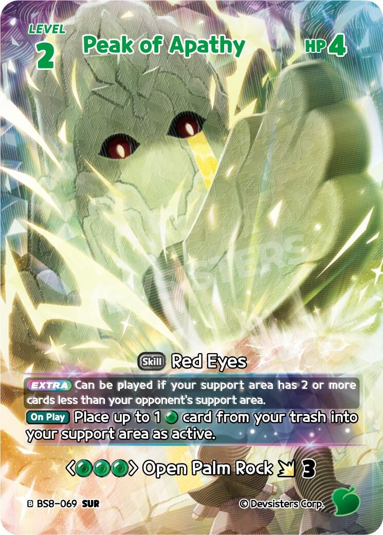 Image for Peak of Apathy (SUR) (BS8-069) [A Game of Truth and Deceit] - CookieRun: Braverse TCG