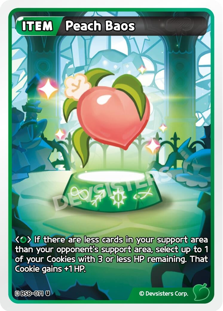 Image for Peach Baos (BS8-071) [A Game of Truth and Deceit] - CookieRun: Braverse TCG