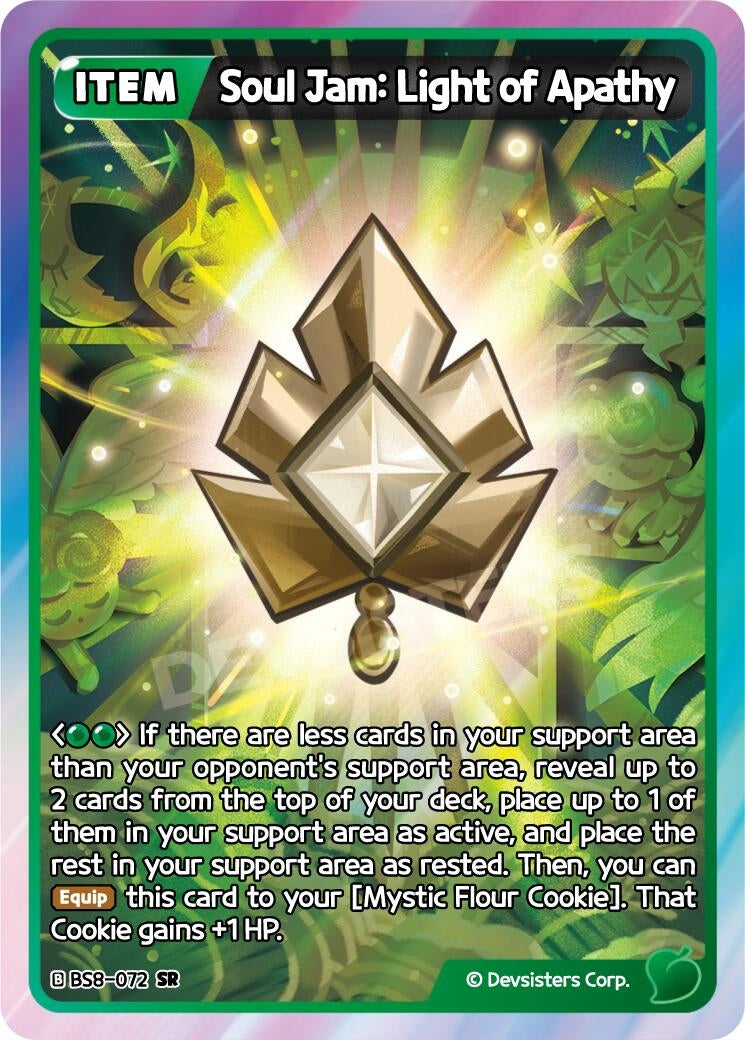 Image for Soul Jam: Light of Apathy (BS8-072) [A Game of Truth and Deceit] - CookieRun: Braverse TCG