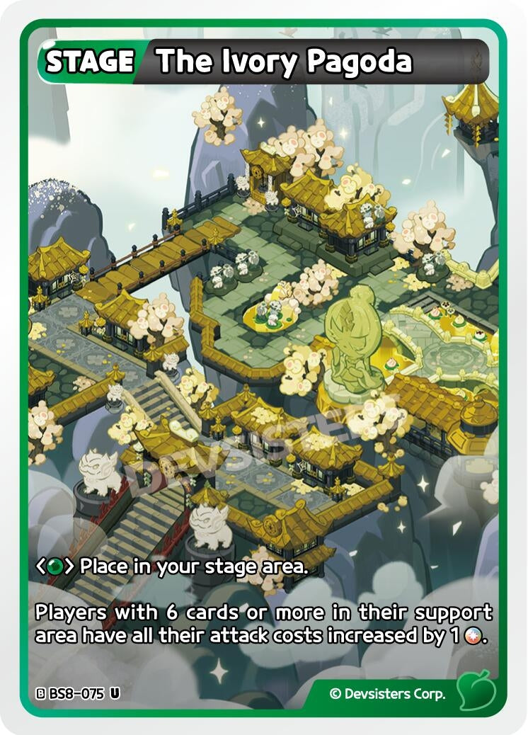 Image for The Ivory Pagoda (BS8-075) [A Game of Truth and Deceit] - CookieRun: Braverse TCG