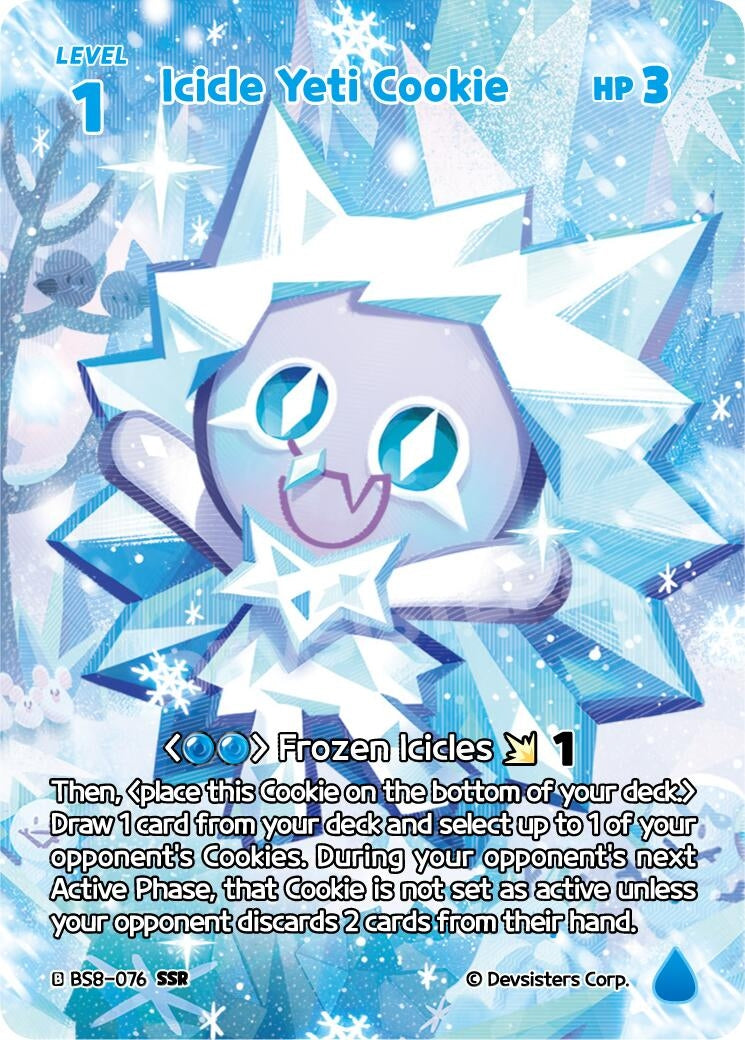 Image for Icicle Yeti Cookie (SSR) (BS8-076) [A Game of Truth and Deceit] - CookieRun: Braverse TCG