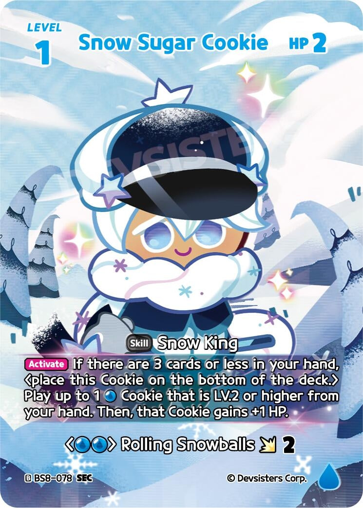 Image for Snow Sugar Cookie (SEC) (BS8-078) [A Game of Truth and Deceit] - CookieRun: Braverse TCG