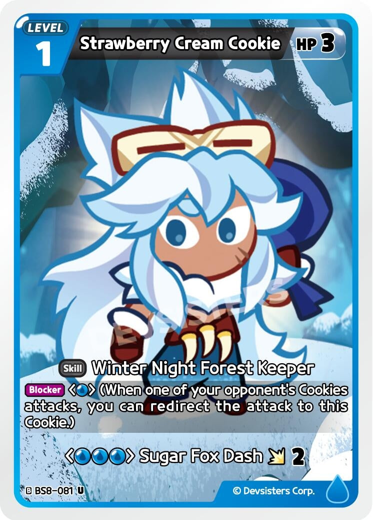 Image for Strawberry Cream Cookie (BS8-081) [A Game of Truth and Deceit] - CookieRun: Braverse TCG