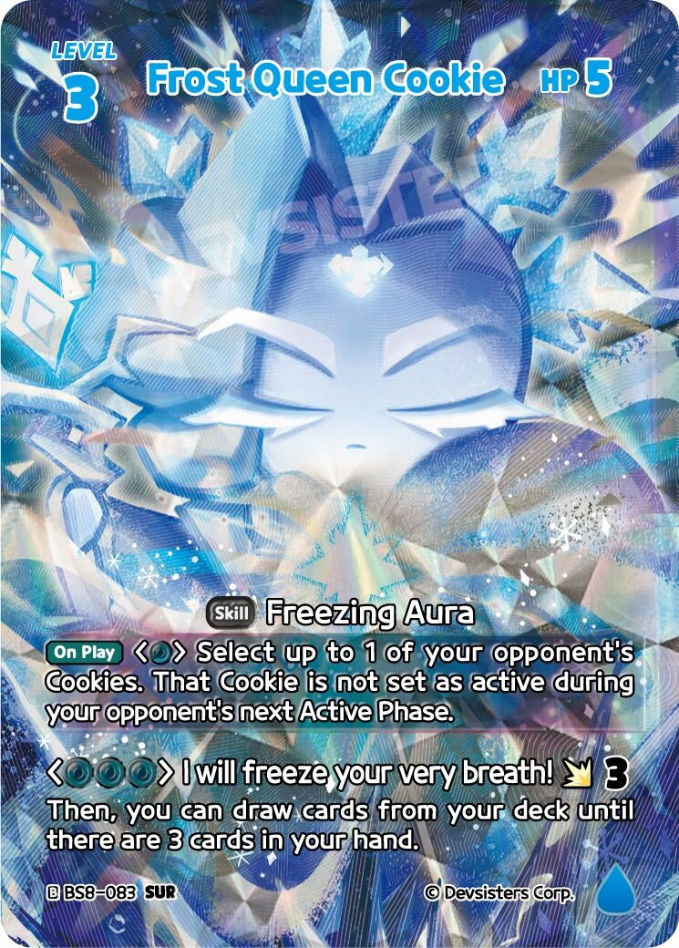 Image for Frost Queen Cookie (SUR) (BS8-083) [A Game of Truth and Deceit] - CookieRun: Braverse TCG