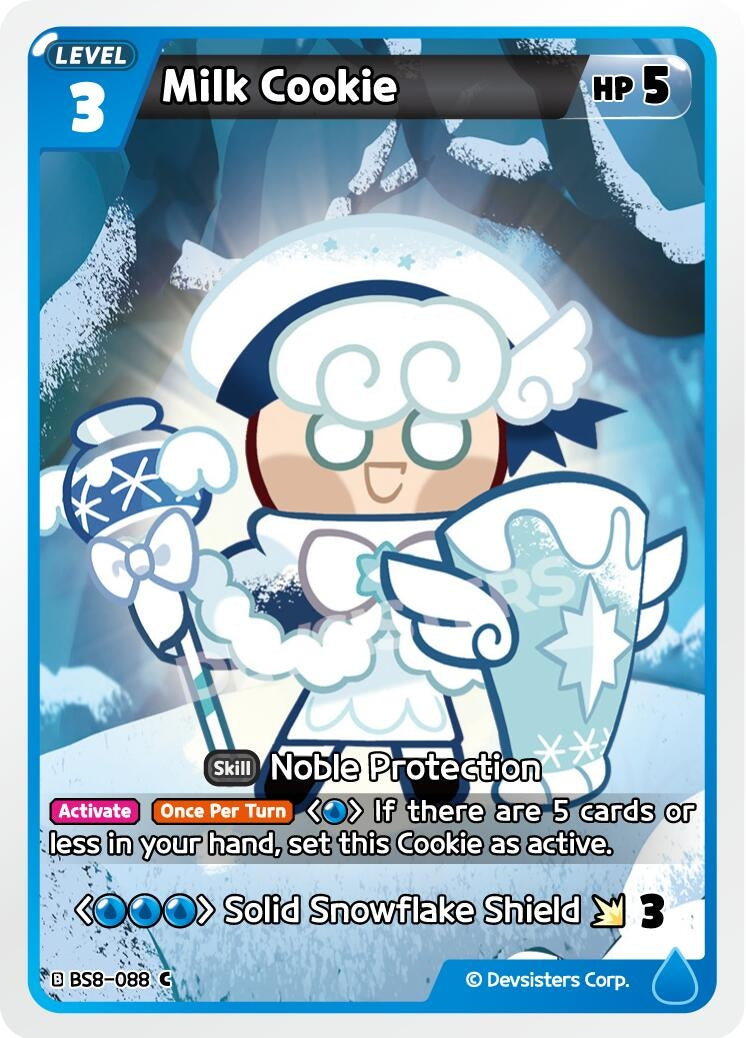 Image for Milk Cookie (088) (BS8-088) [A Game of Truth and Deceit] - CookieRun: Braverse TCG