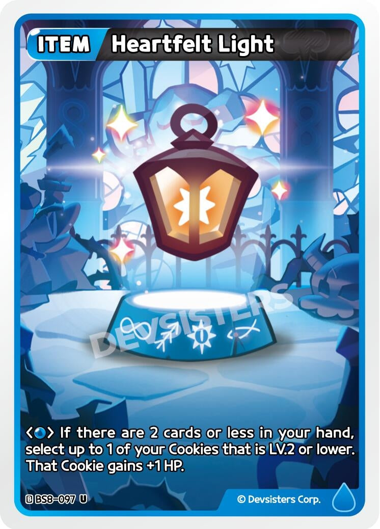 Image for Heartfelt Light (BS8-097) [A Game of Truth and Deceit] - CookieRun: Braverse TCG
