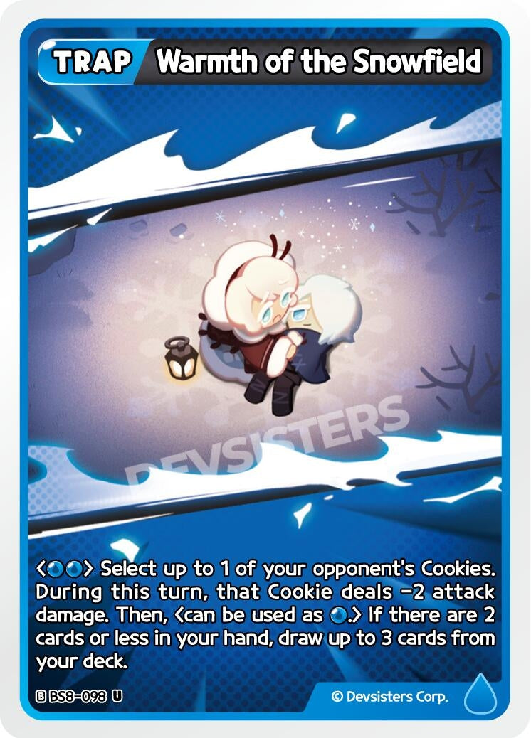 Image for Warmth of the Snowfield (BS8-098) [A Game of Truth and Deceit] - CookieRun: Braverse TCG