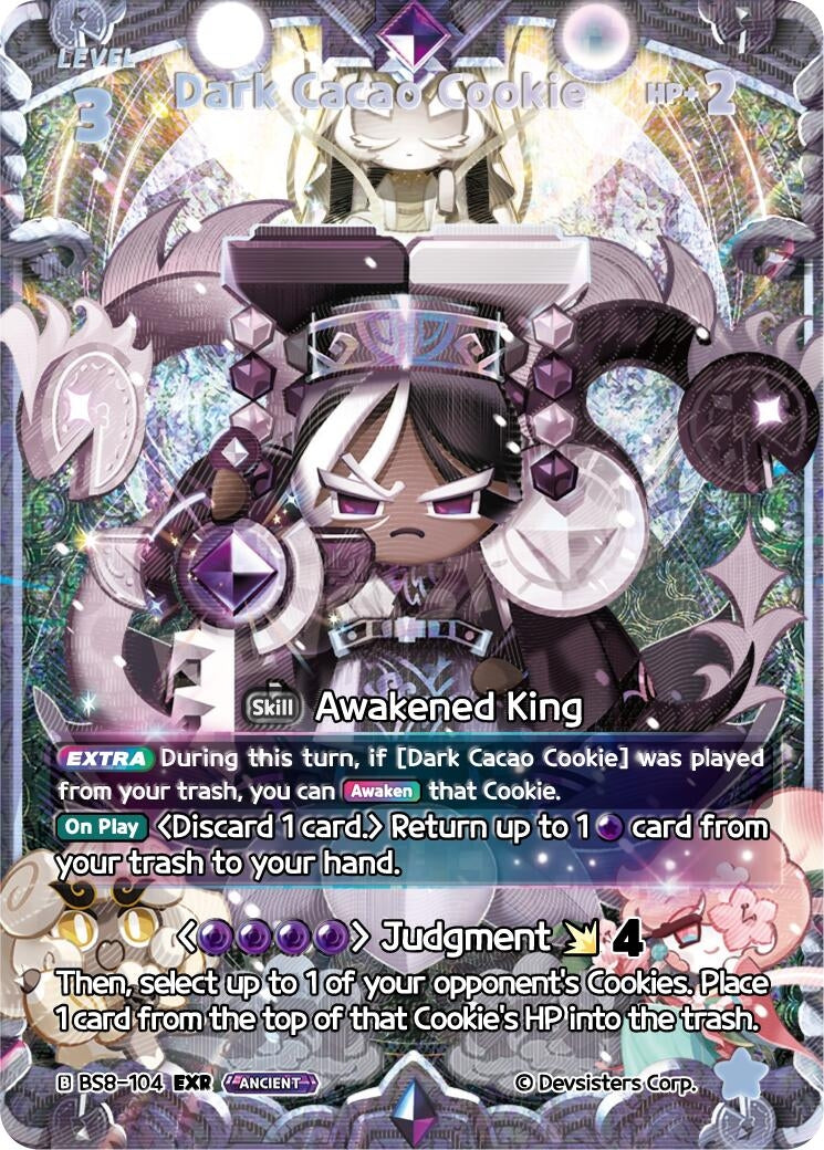 Image for Dark Cacao Cookie (104) (EXR) (BS8-104) [A Game of Truth and Deceit] - CookieRun: Braverse TCG