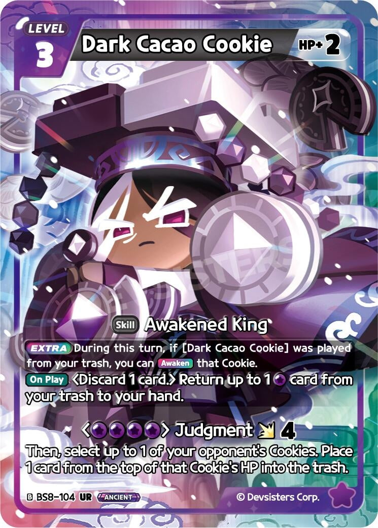 Image for Dark Cacao Cookie (104) (BS8-104) [A Game of Truth and Deceit] - CookieRun: Braverse TCG
