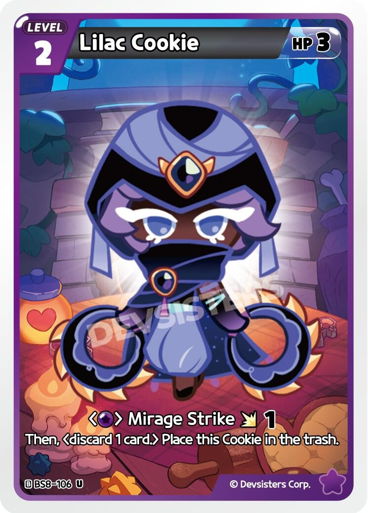 Image for Lilac Cookie (BS8-106) [A Game of Truth and Deceit] - CookieRun: Braverse TCG