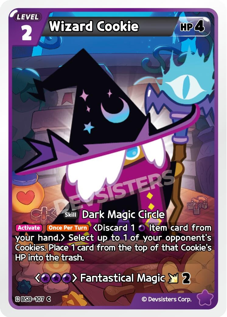 Image for Wizard Cookie (BS8-107) [A Game of Truth and Deceit] - CookieRun: Braverse TCG