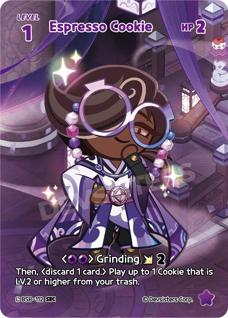 Image for Espresso Cookie (SEC) (BS8-112) [A Game of Truth and Deceit] - CookieRun: Braverse TCG