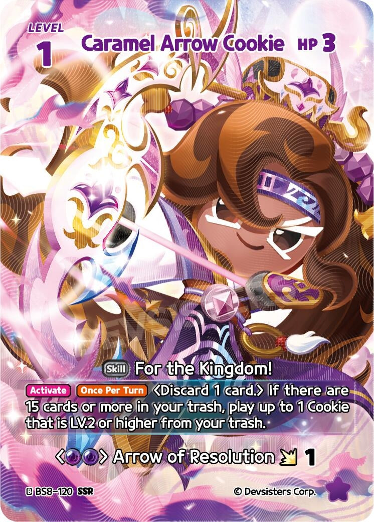 Image for Caramel Arrow Cookie (SSR) (BS8-120) [A Game of Truth and Deceit] - CookieRun: Braverse TCG