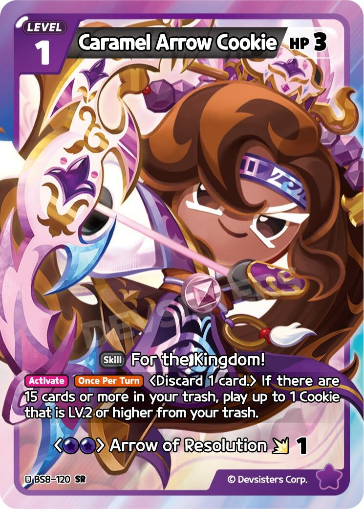 Image for Caramel Arrow Cookie (BS8-120) [A Game of Truth and Deceit] - CookieRun: Braverse TCG