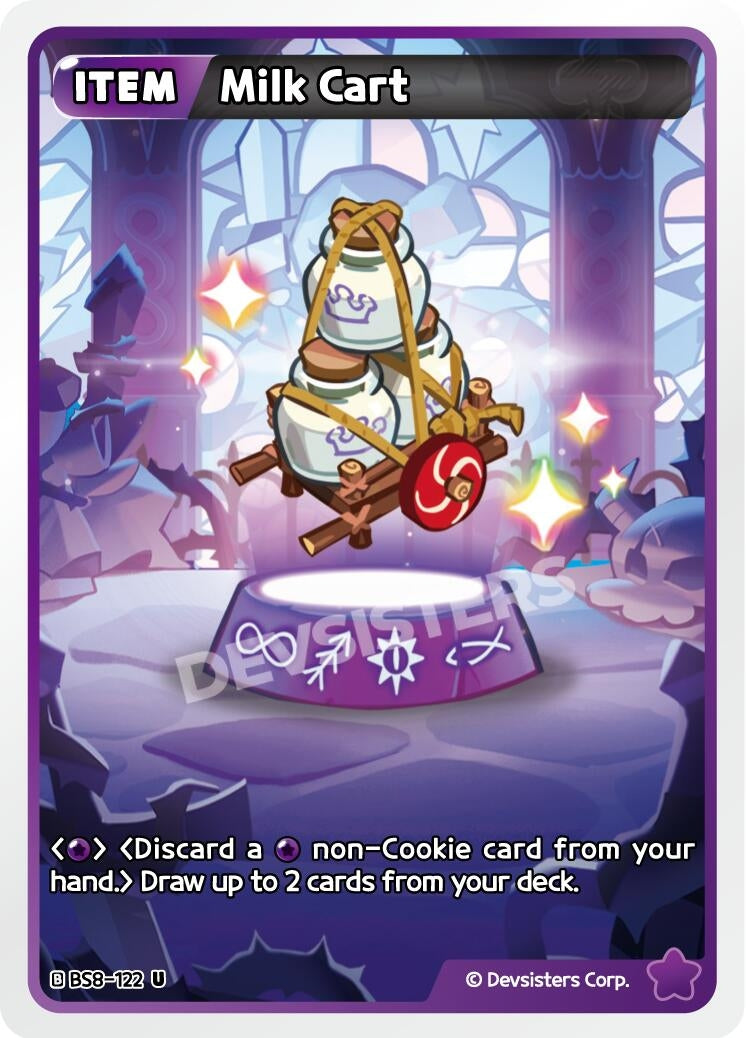Image for Milk Cart (BS8-122) [A Game of Truth and Deceit] - CookieRun: Braverse TCG
