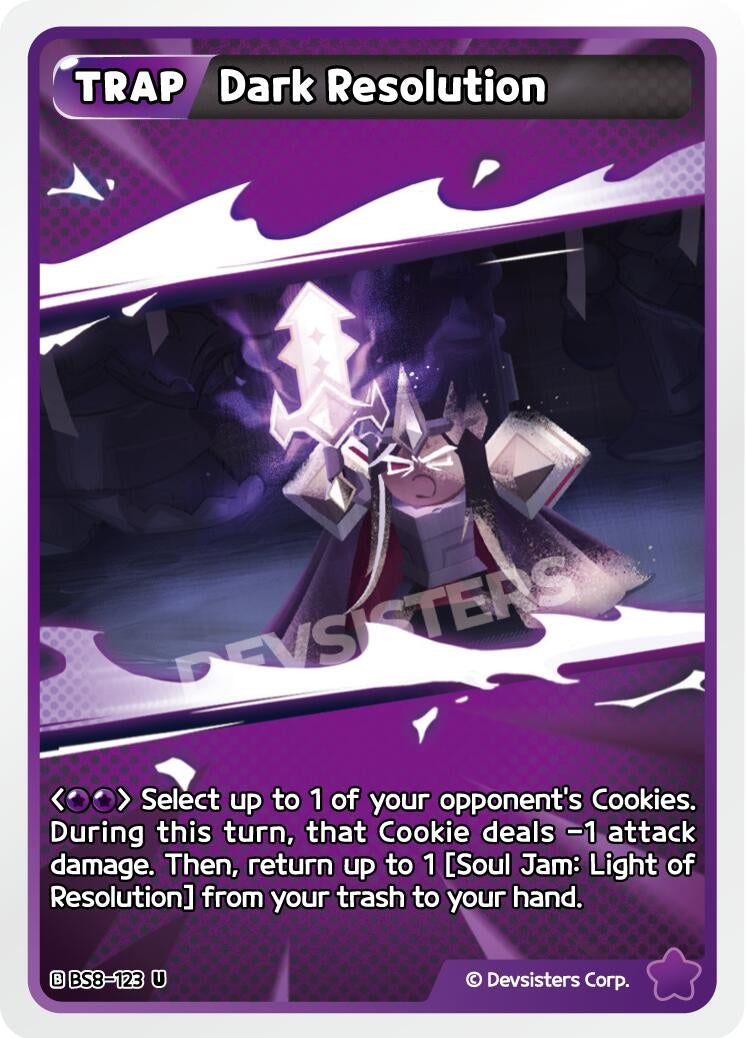 Image for Dark Resolution (BS8-123) [A Game of Truth and Deceit] - CookieRun: Braverse TCG