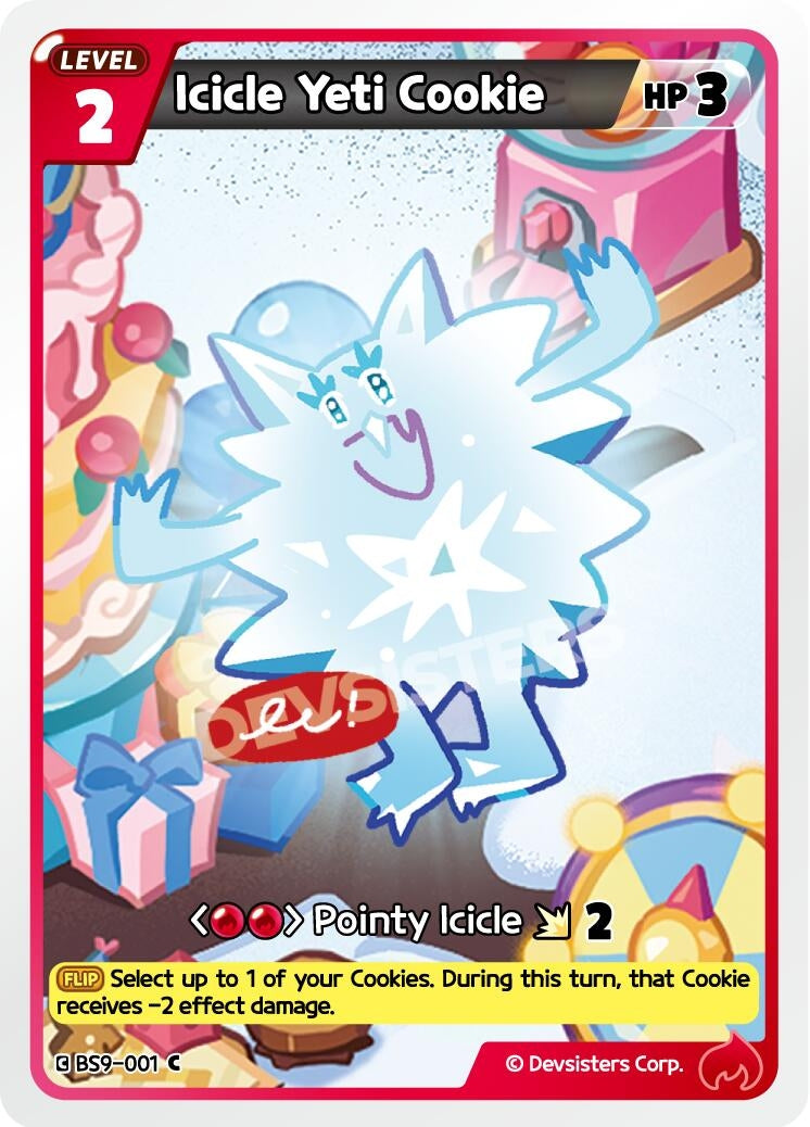 Image for Icicle Yeti Cookie (Ver. 2) (BS9-001) [A Game of Truth and Deceit] - CookieRun: Braverse TCG