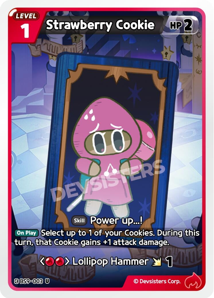 Image for Strawberry Cookie (Ver. 1) (BS9-003) [A Game of Truth and Deceit] - CookieRun: Braverse TCG