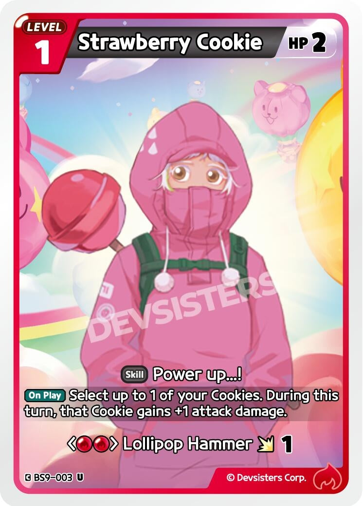Image for Strawberry Cookie (Ver. 2) (BS9-003) [A Game of Truth and Deceit] - CookieRun: Braverse TCG