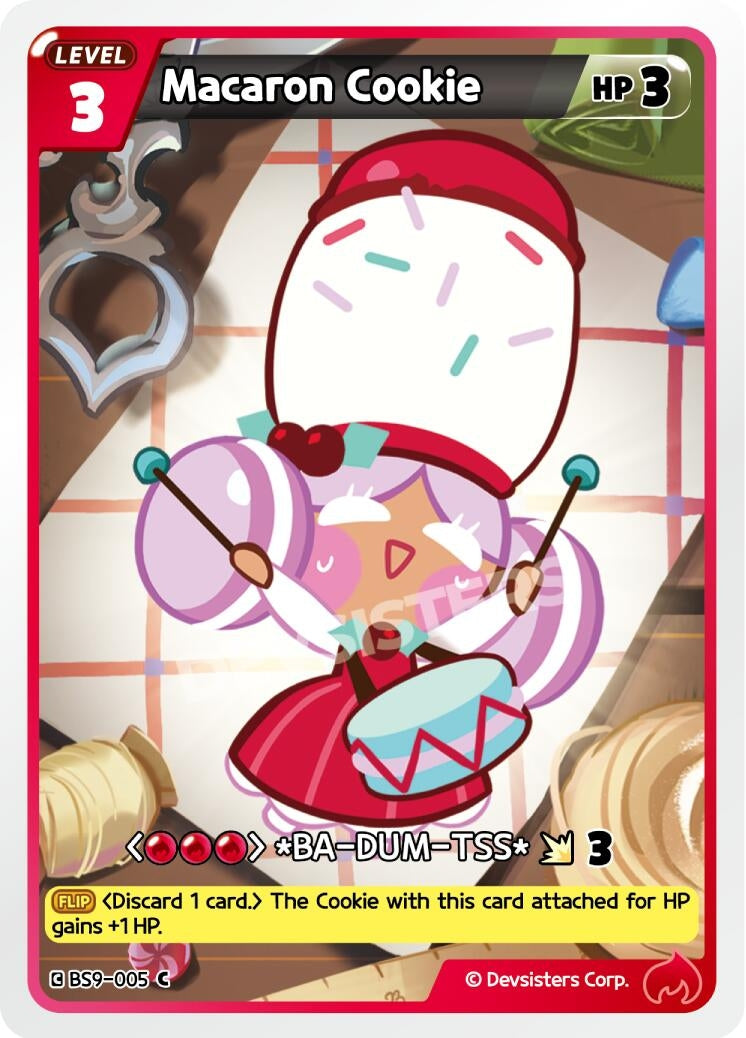 Image for Macaron Cookie (Ver. 2) (BS9-005) [A Game of Truth and Deceit] - CookieRun: Braverse TCG