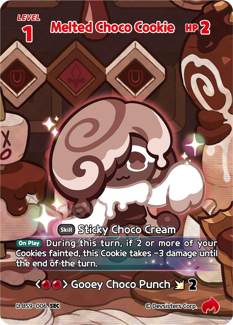 Image for Melted Choco Cookie (SEC) (BS9-006) [A Game of Truth and Deceit] - CookieRun: Braverse TCG