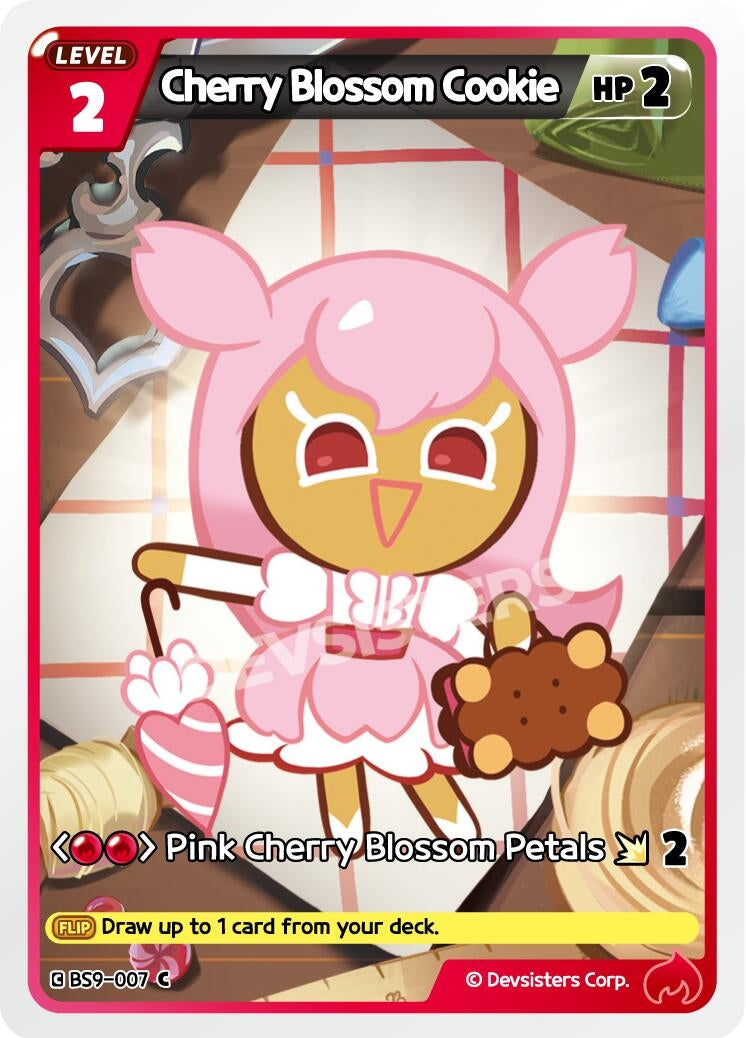 Image for Cherry Blossom Cookie (Ver. 1) (BS9-007) [A Game of Truth and Deceit] - CookieRun: Braverse TCG