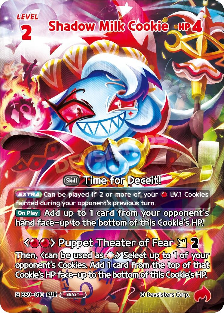 Image for Shadow Milk Cookie (010) (SUR) (BS9-010) [A Game of Truth and Deceit] - CookieRun: Braverse TCG