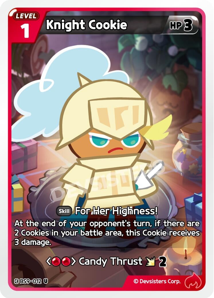 Image for Knight Cookie (Ver. 1) (BS9-012) [A Game of Truth and Deceit] - CookieRun: Braverse TCG