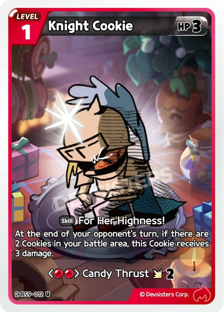 Image for Knight Cookie (Ver. 2) (BS9-012) [A Game of Truth and Deceit] - CookieRun: Braverse TCG