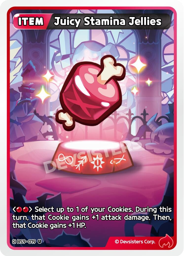 Image for Juicy Stamina Jellies (BS9-019) [A Game of Truth and Deceit] - CookieRun: Braverse TCG