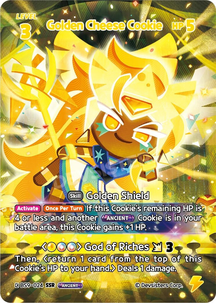 Image for Golden Cheese Cookie (SSR) (BS9-024) [A Game of Truth and Deceit] - CookieRun: Braverse TCG