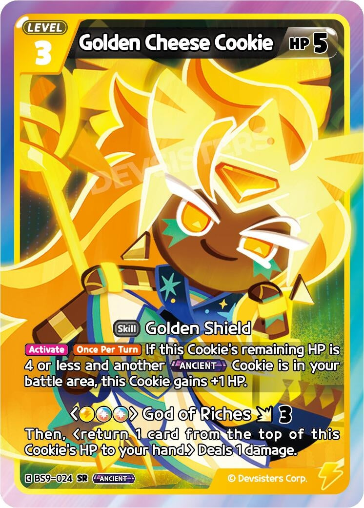 Image for Golden Cheese Cookie (BS9-024) [A Game of Truth and Deceit] - CookieRun: Braverse TCG