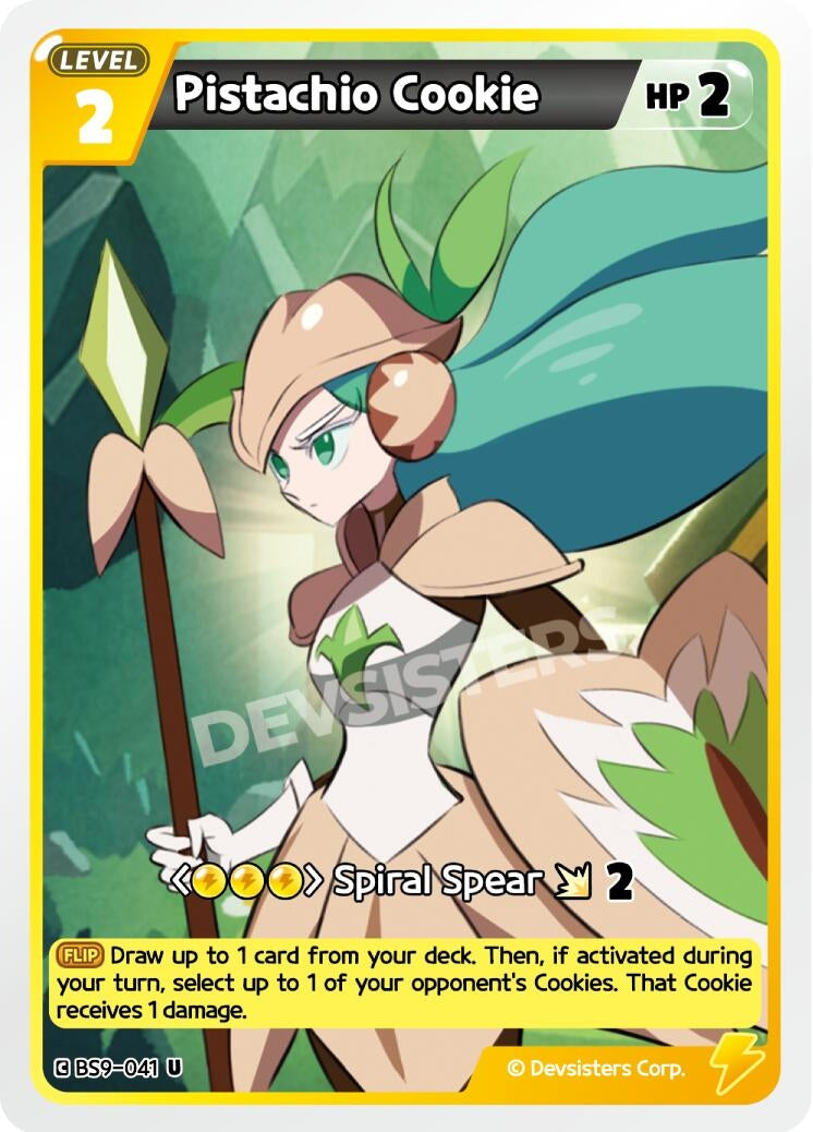 Image for Pistachio Cookie (041) (Ver. 2) (BS9-041) [A Game of Truth and Deceit] - CookieRun: Braverse TCG