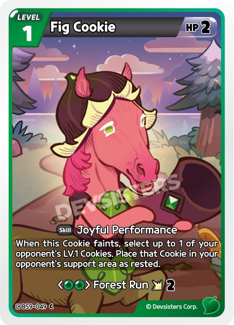 Image for Fig Cookie (Ver. 2) (BS9-049) [A Game of Truth and Deceit] - CookieRun: Braverse TCG