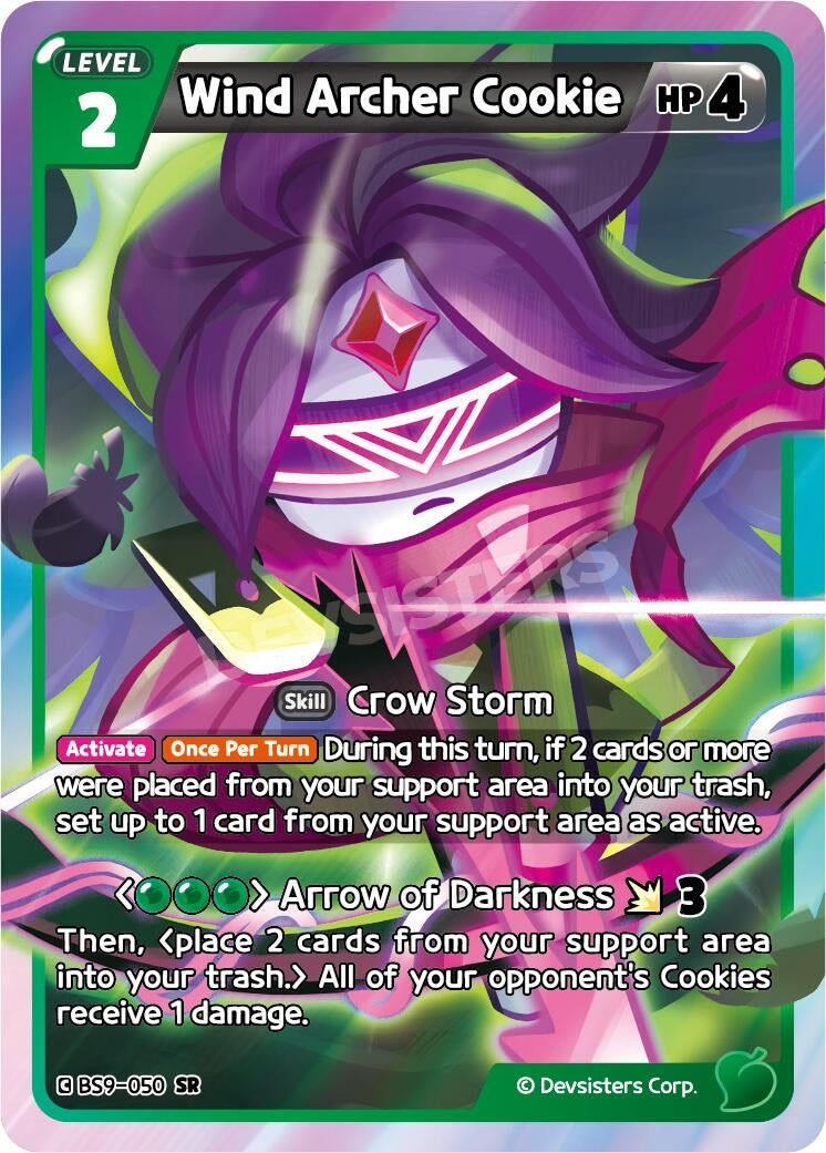 Image for Wind Archer Cookie (BS9-050) [A Game of Truth and Deceit] - CookieRun: Braverse TCG
